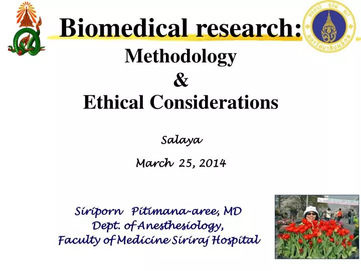 biomedical r esearch methodology ethical considerations