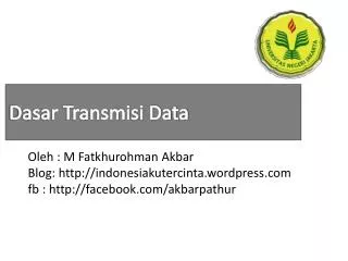 dasar transmisi data