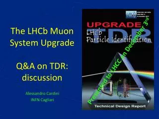The LHCb Muon System Upgrade Q&amp;A on TDR: discussion