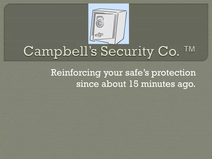 campbell s security co