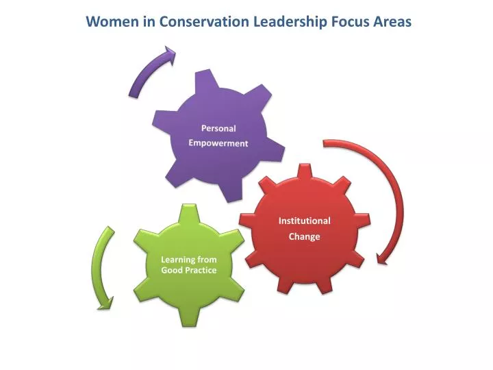 women in conservation leadership focus areas