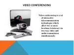 Video Conferencing - slide 1
