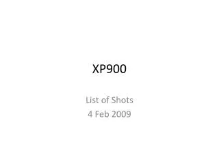 XP900