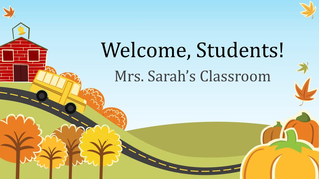 PPT - Welcome, Students! PowerPoint Presentation, free download - ID ...