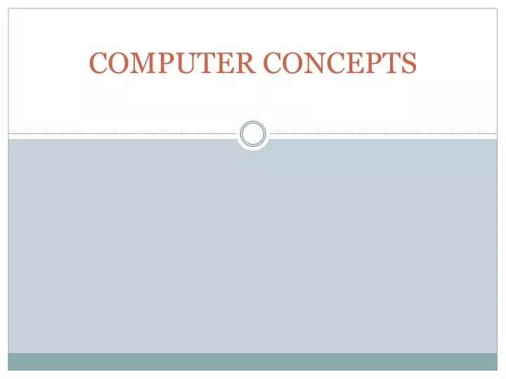 computer concepts