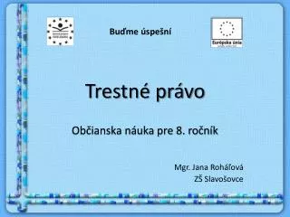 trestn pr vo