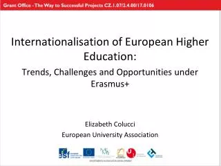 Internationalisation of European Higher Education: