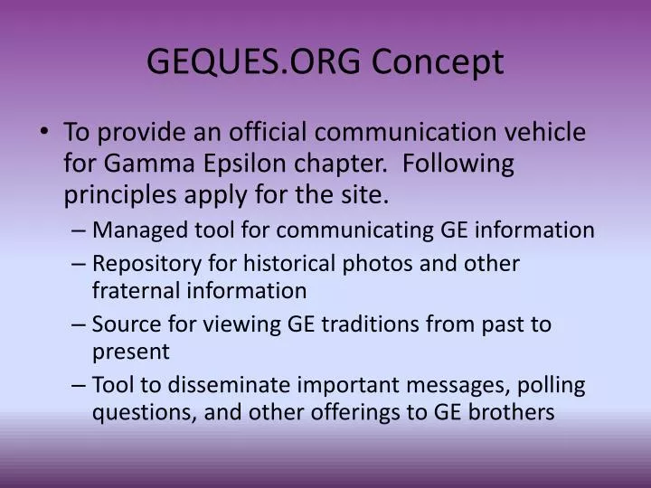 geques org concept