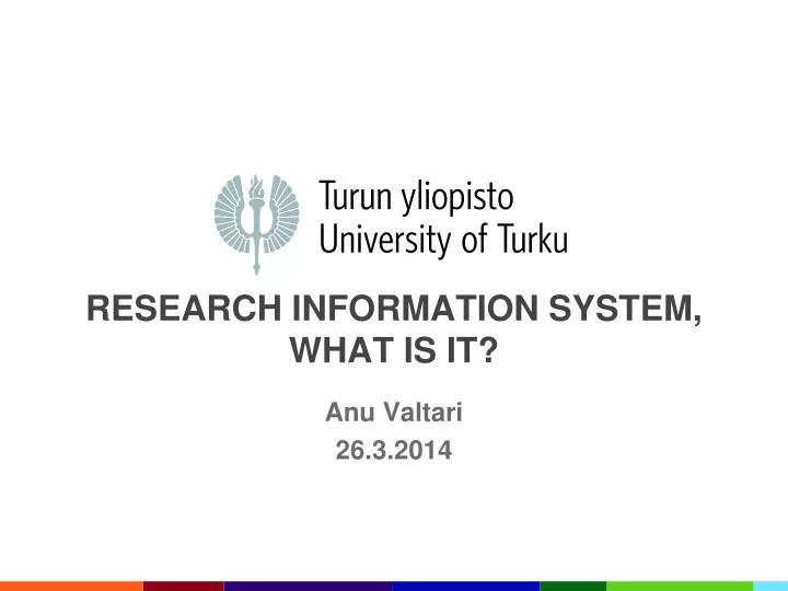 research information system what is it