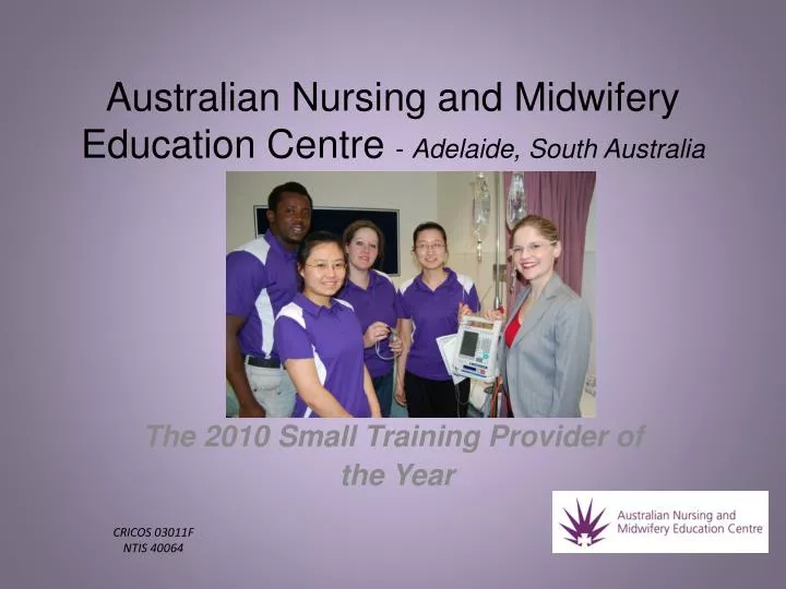 australian nursing and midwifery education centre adelaide south australia