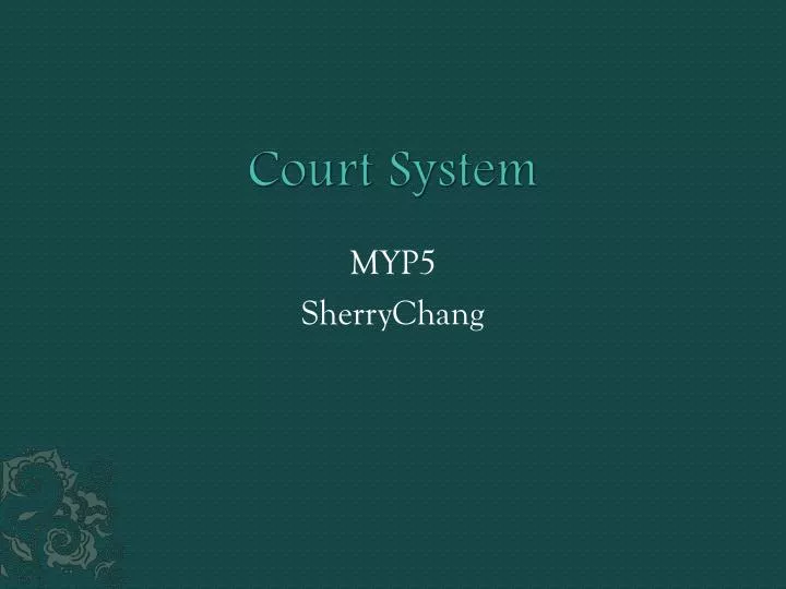 court system