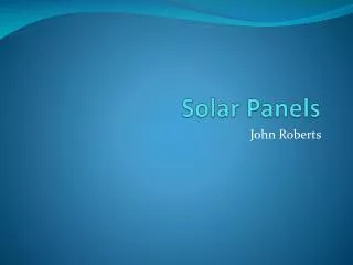 Solar Panels