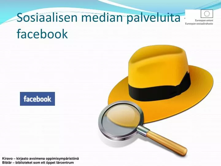 sosiaalisen median palveluita facebook