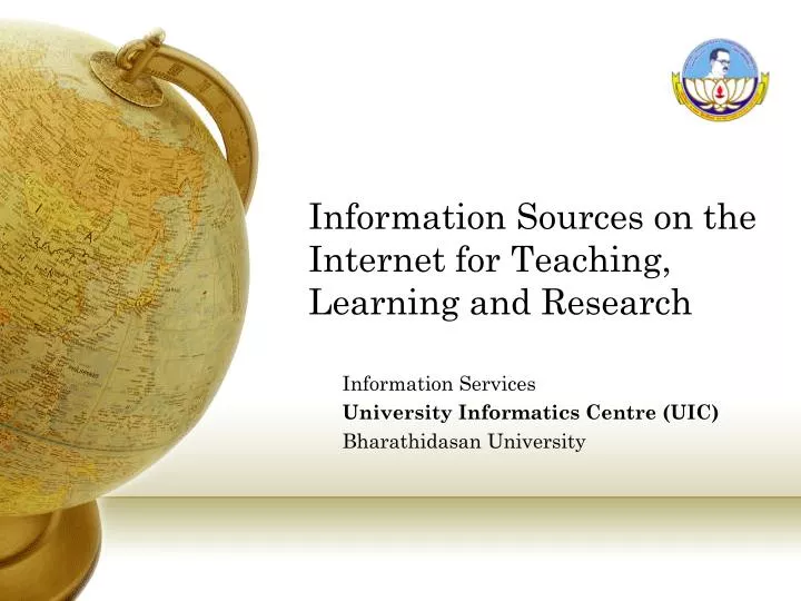information sources on the internet for teaching learning and research
