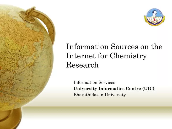 information sources on the internet for chemistry research