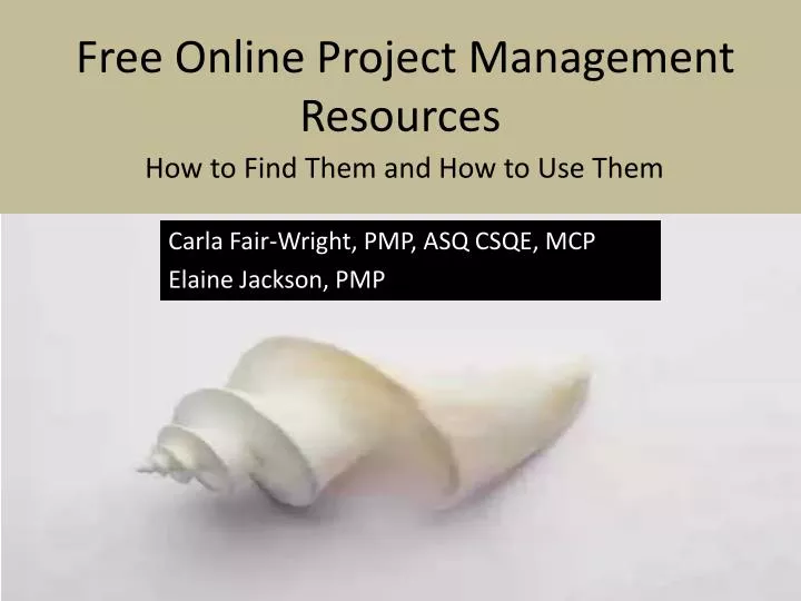 free online project management resources how to find them and how to use them