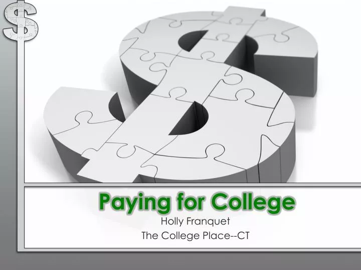 paying for college