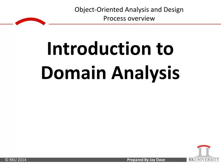 introduction to domain analysis
