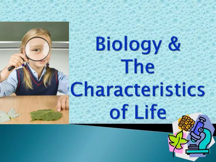 biology the characteristics of life