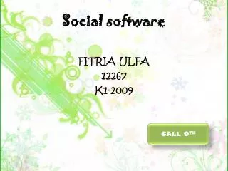 Social software