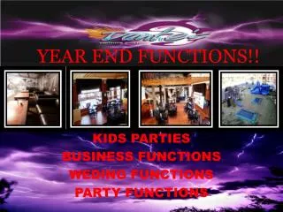 YEAR END FUNCTIONS!!