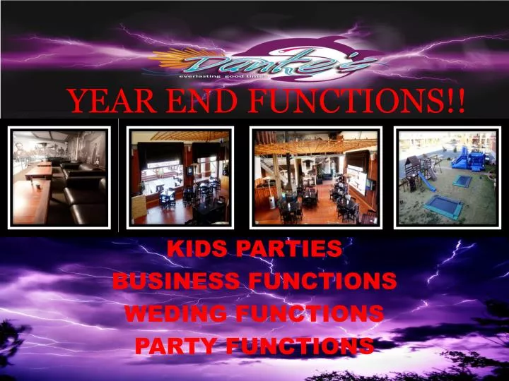 year end functions