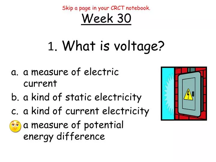 1 what is voltage