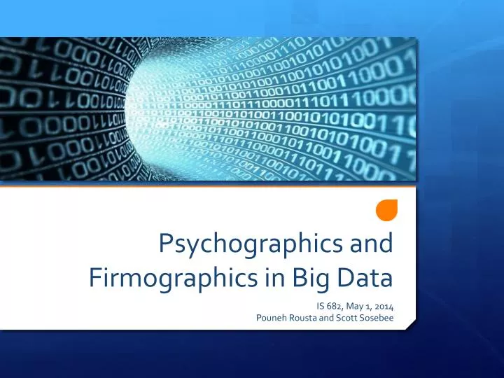 psychographics and firmographics in big data