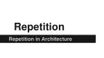Repetition - slide 1
