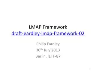 LMAP Framework draft-eardley-lmap-framework-02