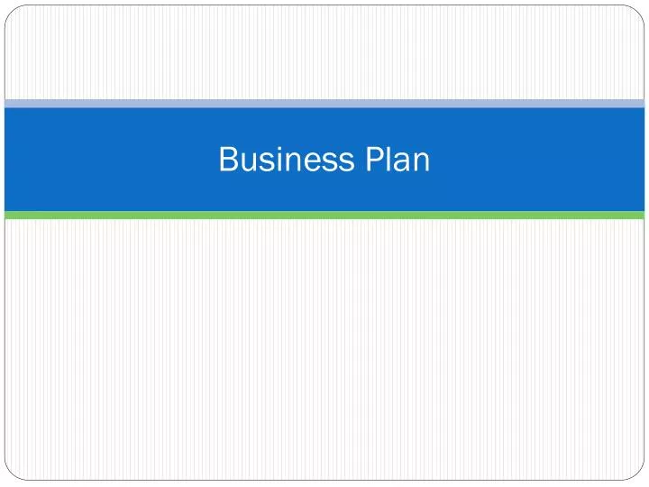 business plan