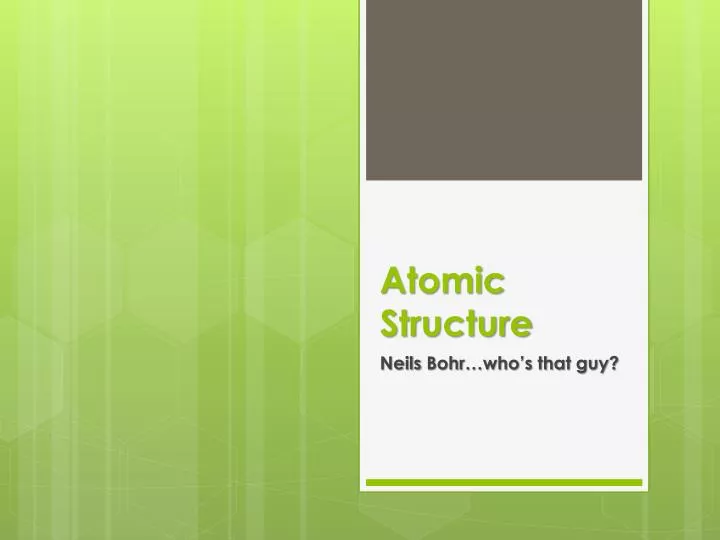 atomic structure