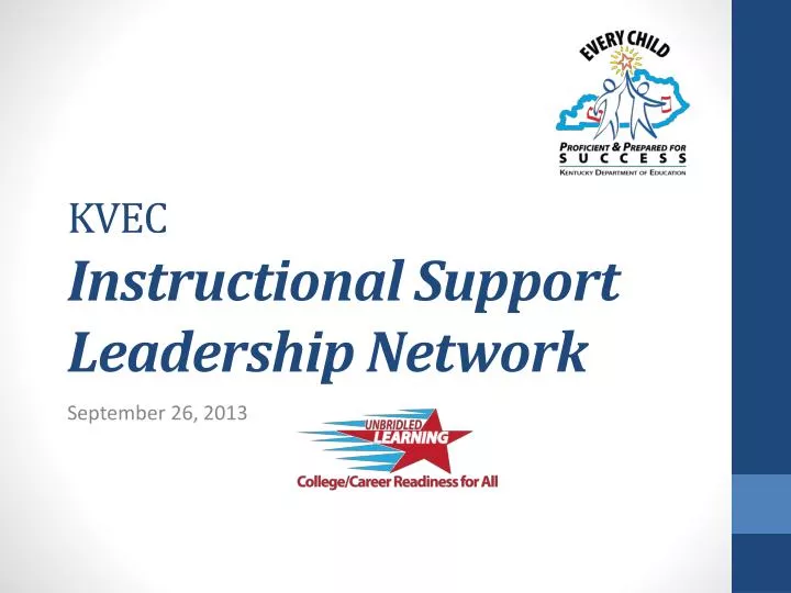 kvec instructional support leadership network