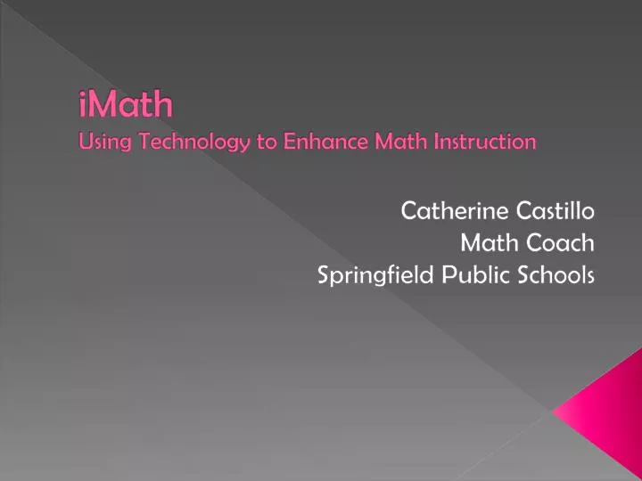 imath using technology to enhance math instruction