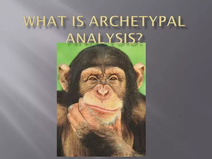 what is archetypal analysis
