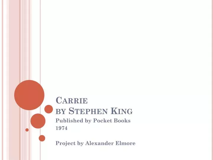 carrie by stephen king
