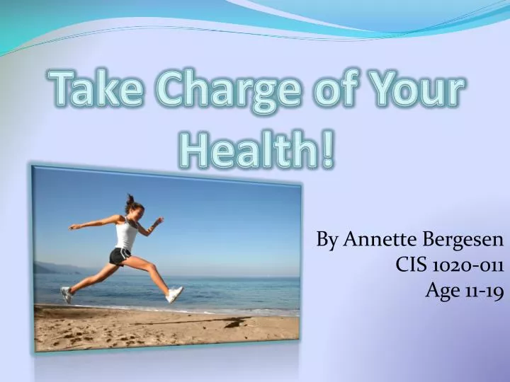 take charge of your health