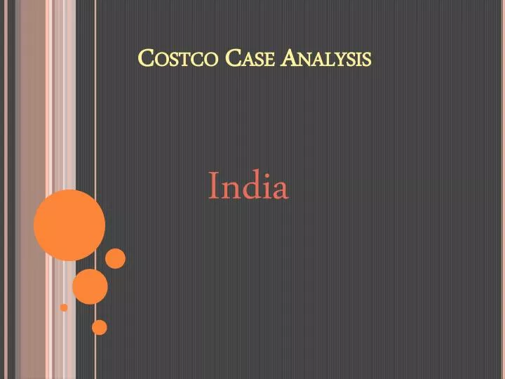 costco case analysis