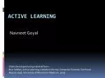 Active Learning - slide 1