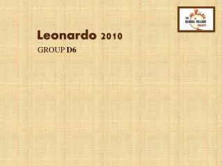 Leonardo 2010