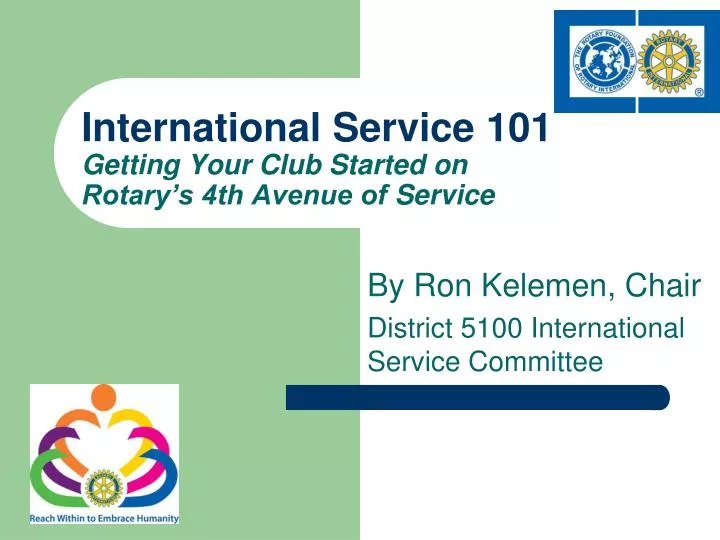 international service 101 getting your club started on rotary s 4th avenue of service