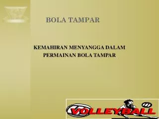 bola tampar