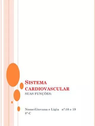 sistema cardiovascular