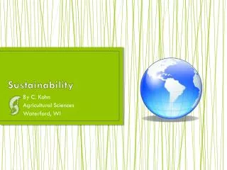 Sustainability