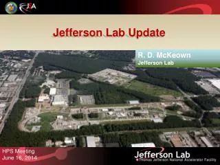 Jefferson Lab Update