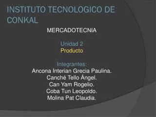 instituto tecnologico de conkal