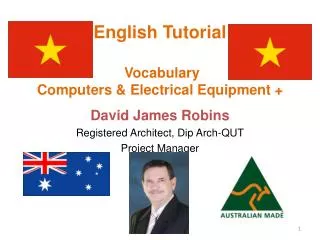 English Tutorial Vocabulary Computers &amp; Electrical Equipment +