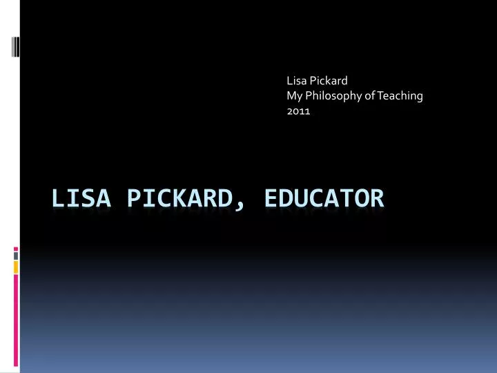 lisa pickard educator