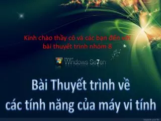 k nh ch o th y c v c c b n n v i b i thuy t tr nh nh m 8