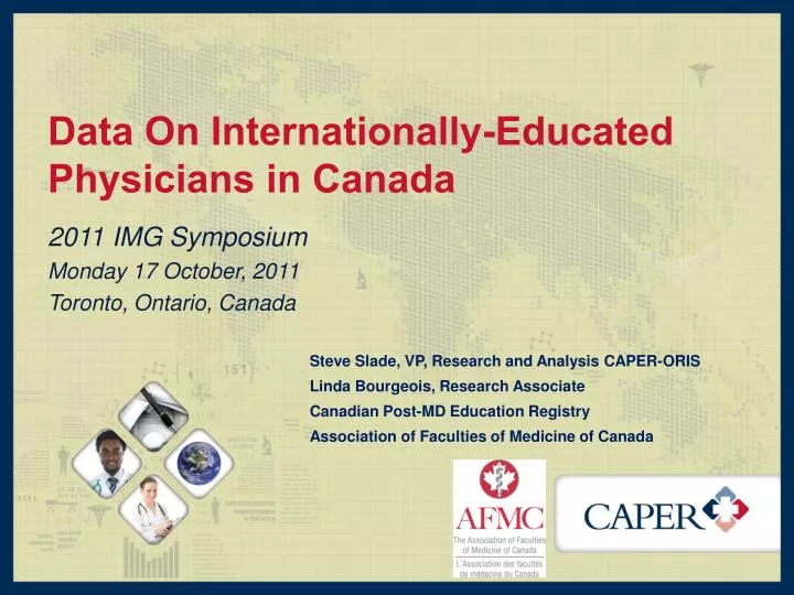 data on internationally educated physicians in canada